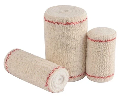 Are there any precautions to consider when using Cotton Crepe Bandages?