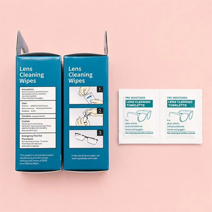lens cleansing wipes